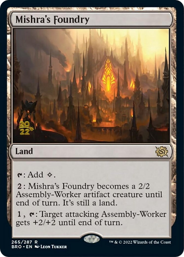 Mishra's Foundry [The Brothers' War: Prerelease Promos] | Sanctuary Gaming