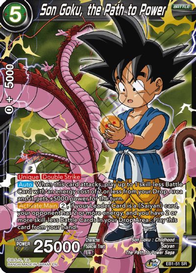 Son Goku, the Path to Power (EB1-051) [Battle Evolution Booster] | Sanctuary Gaming