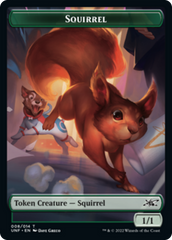 Squirrel // Storm Crow Double-sided Token [Unfinity Tokens] | Sanctuary Gaming