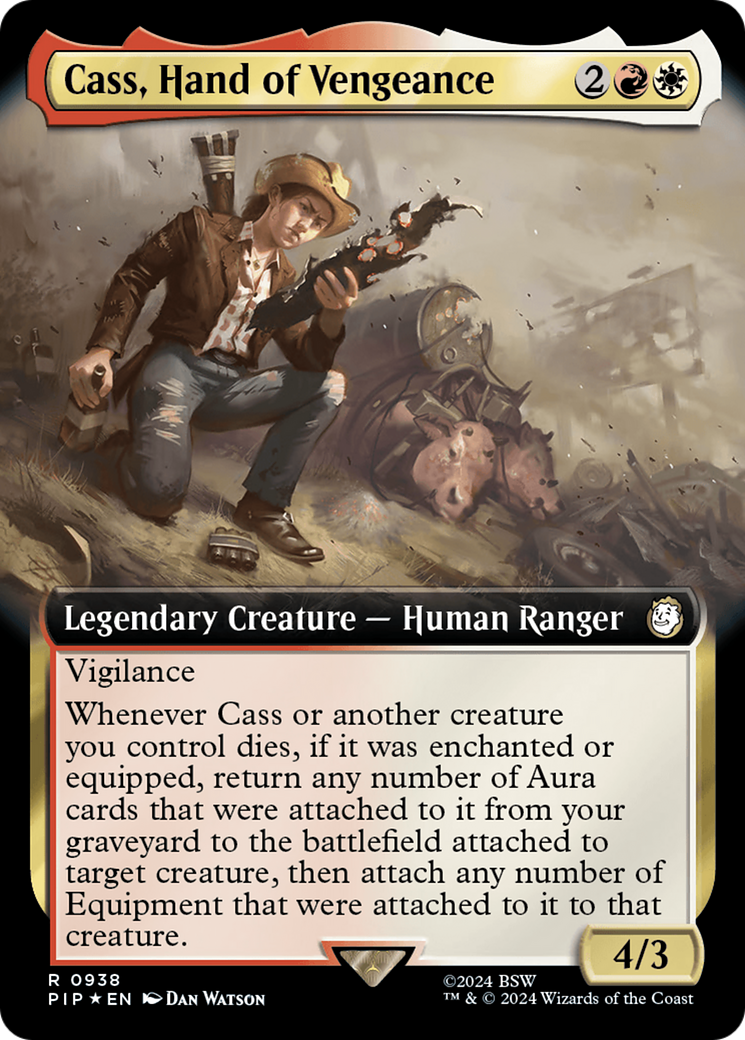 Cass, Hand of Vengeance (Extended Art) (Surge Foil) [Fallout] | Sanctuary Gaming