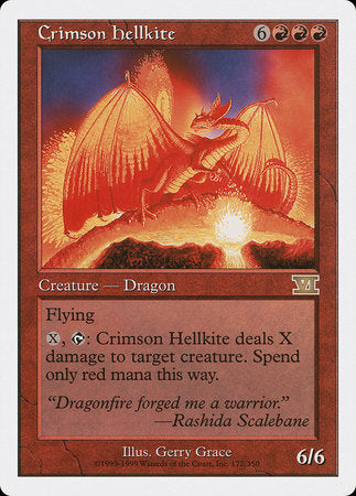Crimson Hellkite [Classic Sixth Edition] | Sanctuary Gaming