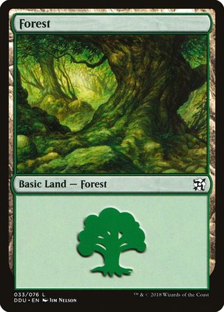 Forest (33) [Duel Decks: Elves vs. Inventors] | Sanctuary Gaming