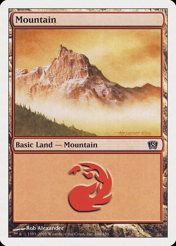 Mountain (346) [Eighth Edition] | Sanctuary Gaming