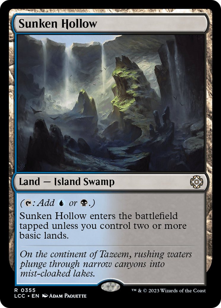 Sunken Hollow [The Lost Caverns of Ixalan Commander] | Sanctuary Gaming