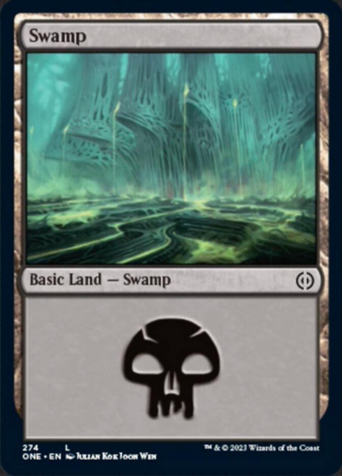 Swamp (274) [Phyrexia: All Will Be One] | Sanctuary Gaming