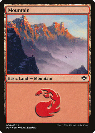 Mountain (36) [Duel Decks: Speed vs. Cunning] | Sanctuary Gaming