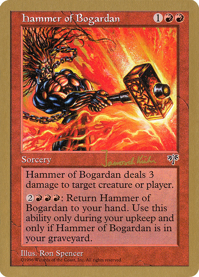 Hammer of Bogardan (Janosch Kuhn) [World Championship Decks 1997] | Sanctuary Gaming