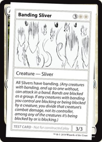 Banding Sliver (2021 Edition) [Mystery Booster Playtest Cards] | Sanctuary Gaming