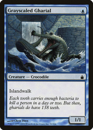 Grayscaled Gharial [Ravnica: City of Guilds] | Sanctuary Gaming