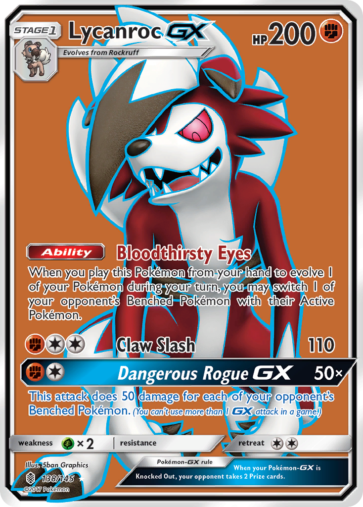 Lycanroc GX (138/145) [Sun & Moon: Guardians Rising] | Sanctuary Gaming