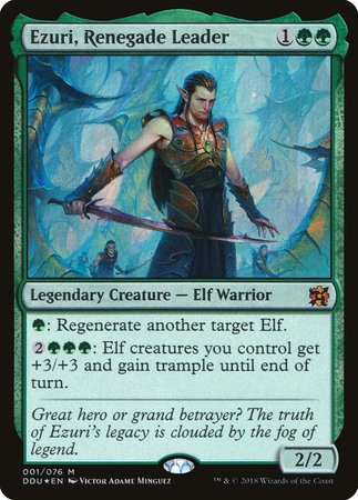 Ezuri, Renegade Leader [Duel Decks: Elves vs. Inventors] | Sanctuary Gaming