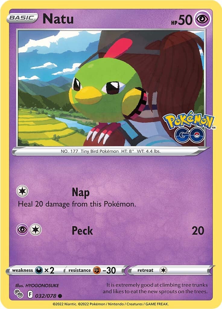 Natu (032/078) [Pokémon GO] | Sanctuary Gaming