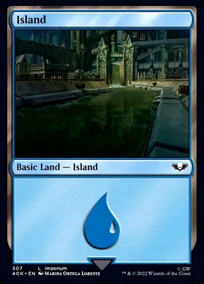 Island (307) [Universes Beyond: Warhammer 40,000] | Sanctuary Gaming