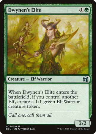 Dwynen's Elite [Duel Decks: Elves vs. Inventors] | Sanctuary Gaming