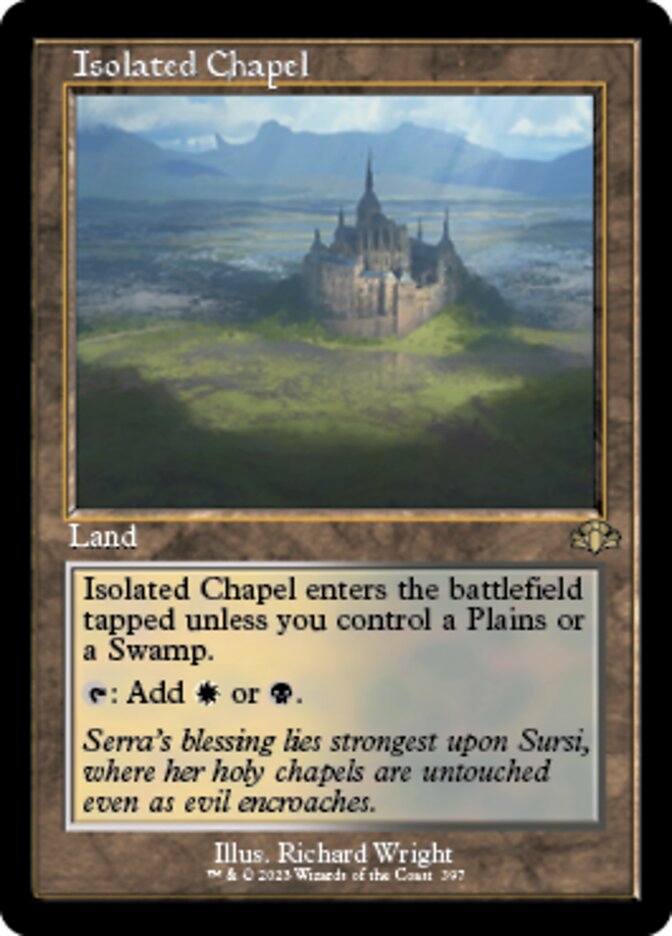 Isolated Chapel (Retro) [Dominaria Remastered] | Sanctuary Gaming