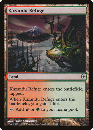 Kazandu Refuge [Zendikar] | Sanctuary Gaming
