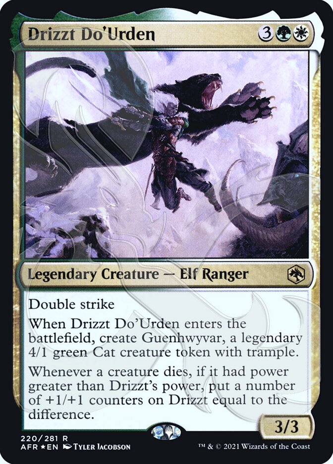 Drizzt Do'Urden (Ampersand Promo) [Dungeons & Dragons: Adventures in the Forgotten Realms Promos] | Sanctuary Gaming