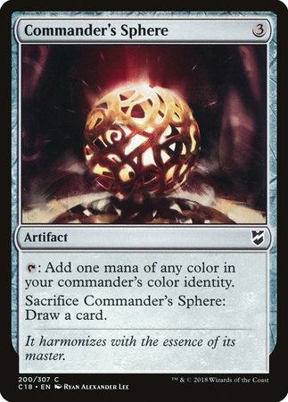 Commander's Sphere [Commander 2018] | Sanctuary Gaming