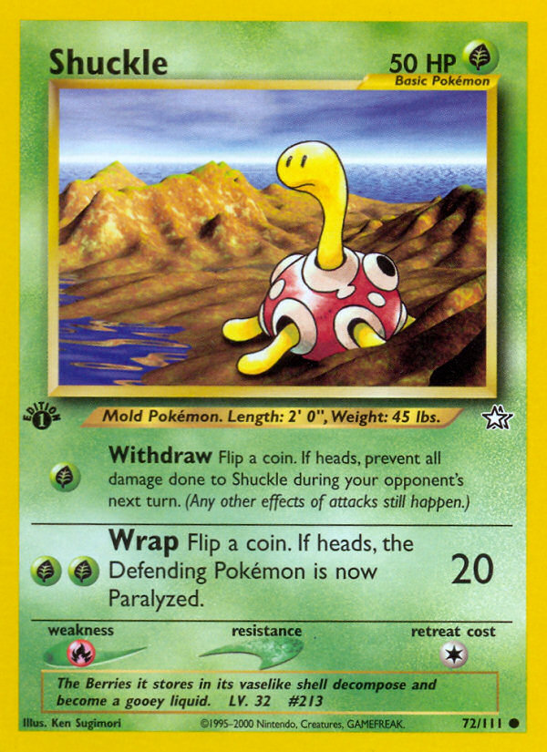 Shuckle (72/111) [Neo Genesis 1st Edition] | Sanctuary Gaming