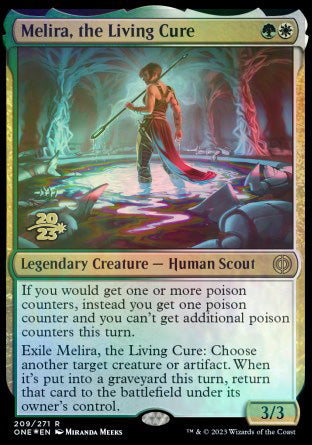 Melira, the Living Cure [Phyrexia: All Will Be One Prerelease Promos] | Sanctuary Gaming