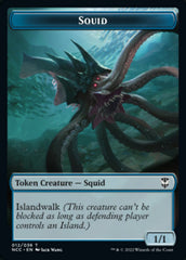 Squid // The Monarch Double-sided Token [Streets of New Capenna Commander Tokens] | Sanctuary Gaming