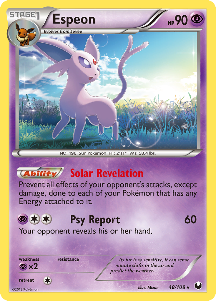 Espeon (48/108) [Black & White: Dark Explorers] | Sanctuary Gaming