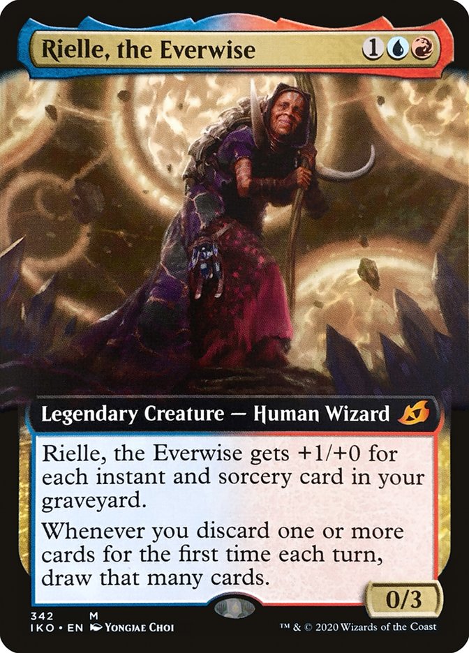 Rielle, the Everwise (Extended Art) [Ikoria: Lair of Behemoths] | Sanctuary Gaming