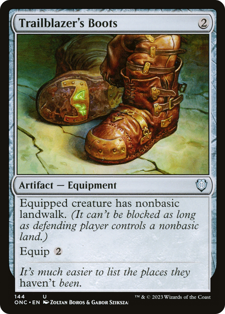 Trailblazer's Boots [Phyrexia: All Will Be One Commander] | Sanctuary Gaming