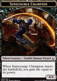 Sunscourge Champion // Cat Double-sided Token [Hour of Devastation Tokens] | Sanctuary Gaming