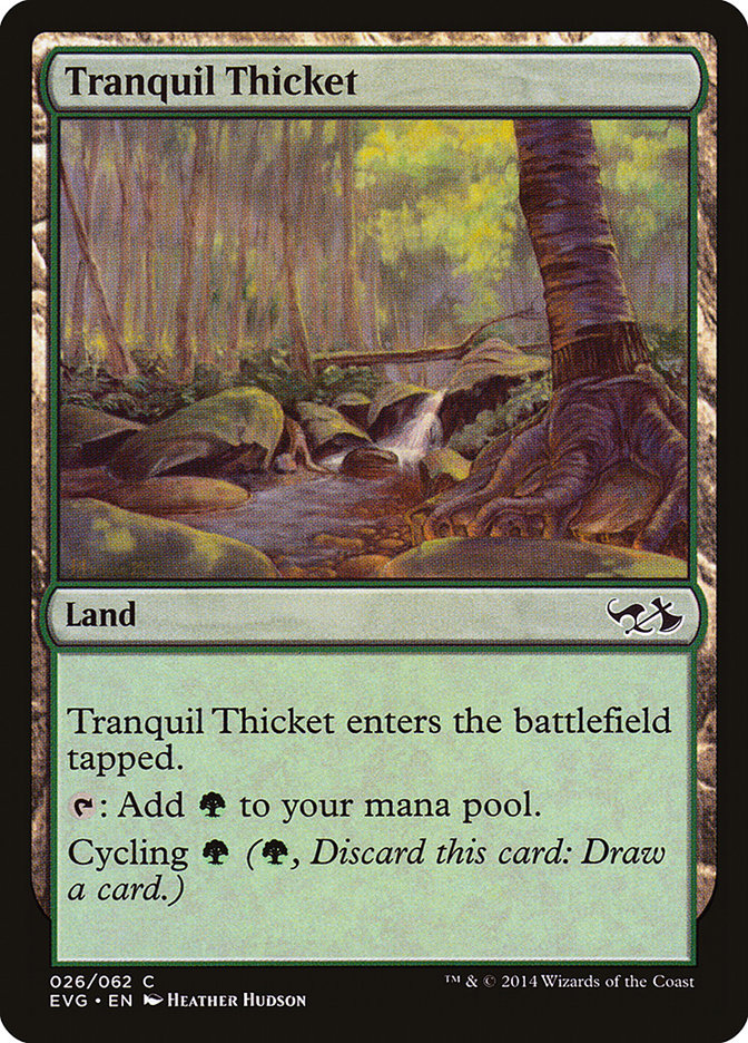 Tranquil Thicket (Elves vs. Goblins) [Duel Decks Anthology] | Sanctuary Gaming