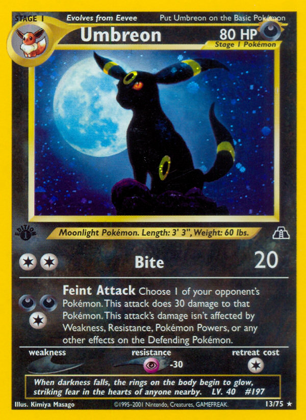Umbreon (13/75) [Neo Discovery 1st Edition] | Sanctuary Gaming