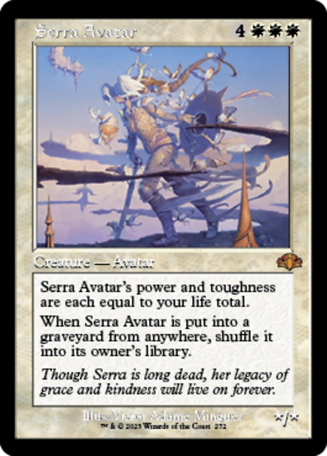 Serra Avatar (Retro) [Dominaria Remastered] | Sanctuary Gaming