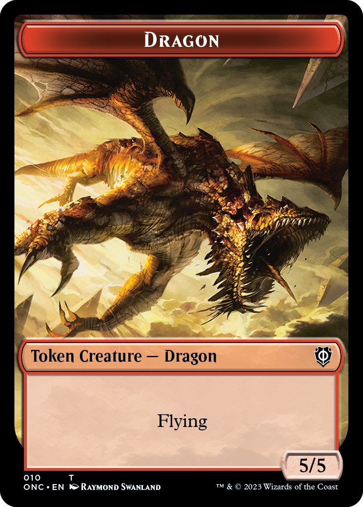 Kobolds of Kher Keep // Dragon Double-Sided Token [Phyrexia: All Will Be One Commander Tokens] | Sanctuary Gaming