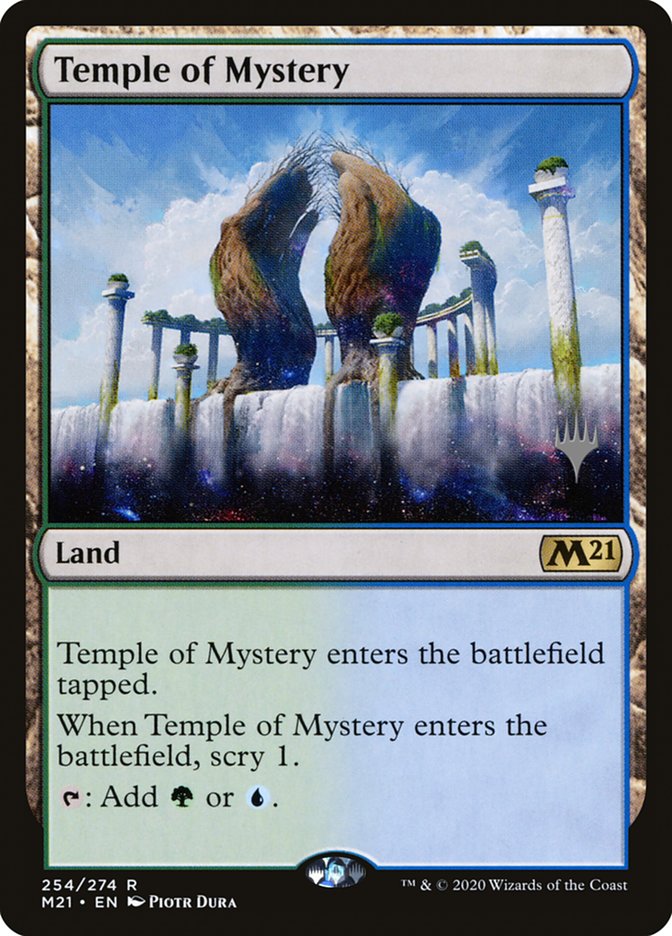 Temple of Mystery (Promo Pack) [Core Set 2021 Promos] | Sanctuary Gaming