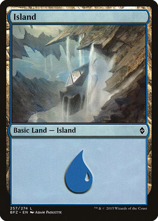 Island (257) [Battle for Zendikar] | Sanctuary Gaming