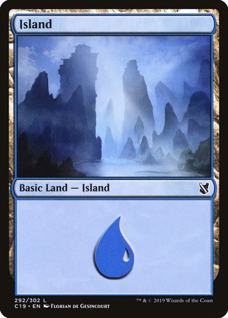 Island (292) [Commander 2019] | Sanctuary Gaming