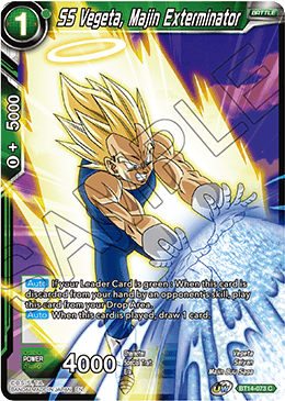 SS Vegeta, Majin Exterminator (BT14-073) [Cross Spirits] | Sanctuary Gaming