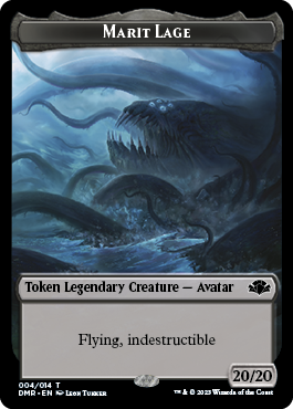 Insect // Marit Lage Double-Sided Token [Dominaria Remastered Tokens] | Sanctuary Gaming