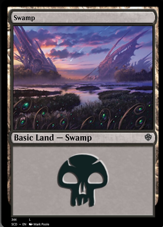 Swamp (344) [Starter Commander Decks] | Sanctuary Gaming