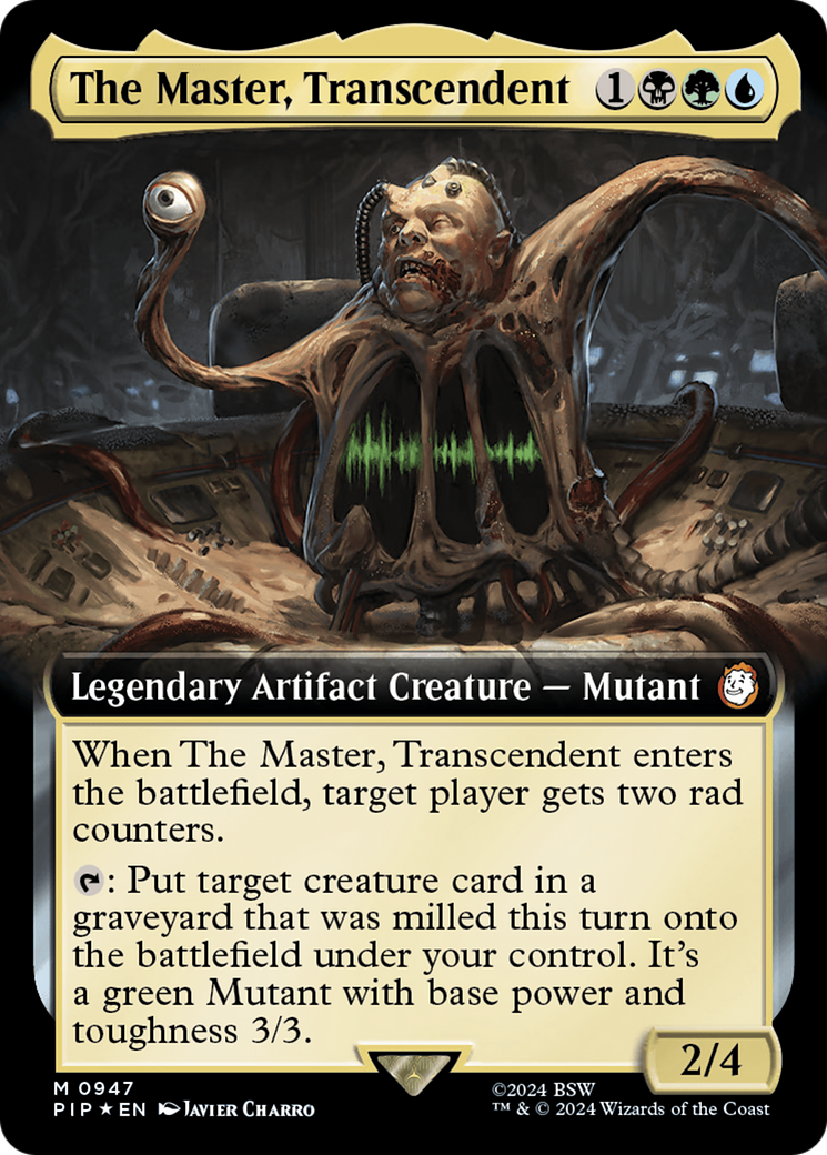 The Master, Transcendent (Extended Art) (Surge Foil) [Fallout] | Sanctuary Gaming