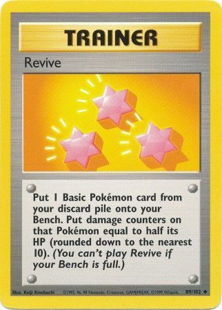 Revive (89/102) [Base Set Unlimited] | Sanctuary Gaming
