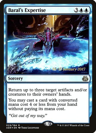 Baral's Expertise [Aether Revolt Promos] | Sanctuary Gaming