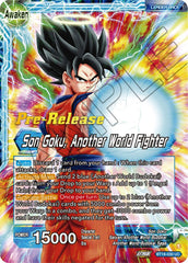 Son Goku // Son Goku, Another World Fighter (BT18-030) [Dawn of the Z-Legends Prerelease Promos] | Sanctuary Gaming