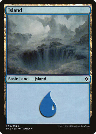 Island (259) [Battle for Zendikar] | Sanctuary Gaming