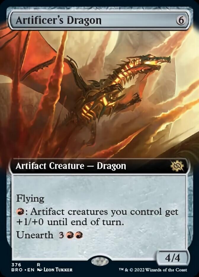 Artificer's Dragon (Extended Art) [The Brothers' War] | Sanctuary Gaming