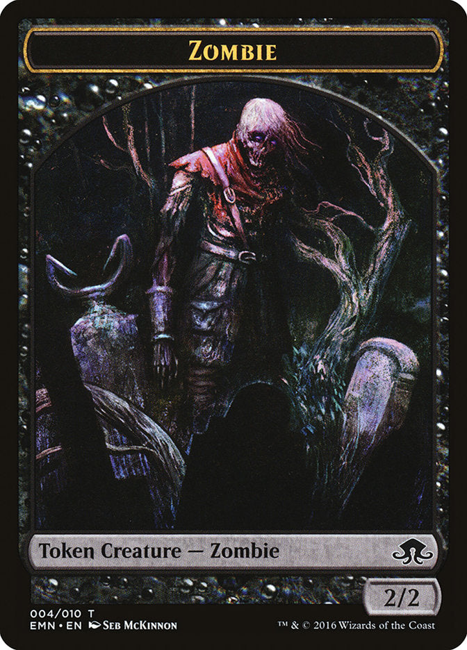 Zombie (004/010) [Eldritch Moon Tokens] | Sanctuary Gaming