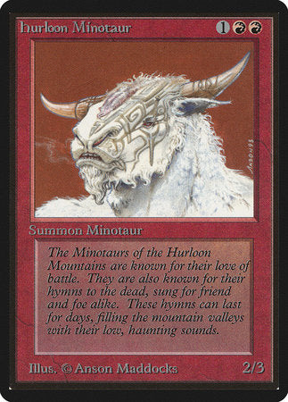 Hurloon Minotaur [Limited Edition Beta] | Sanctuary Gaming