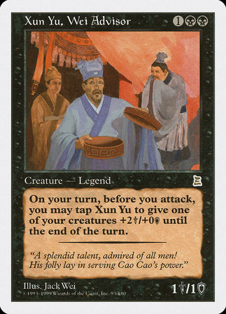 Xun Yu, Wei Advisor [Portal Three Kingdoms] | Sanctuary Gaming