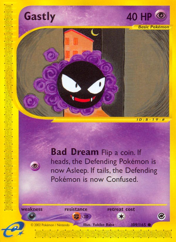 Gastly (109/165) [Expedition: Base Set] | Sanctuary Gaming