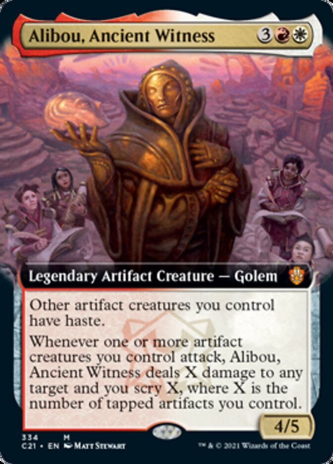 Alibou, Ancient Witness (Extended) [Commander 2021] | Sanctuary Gaming